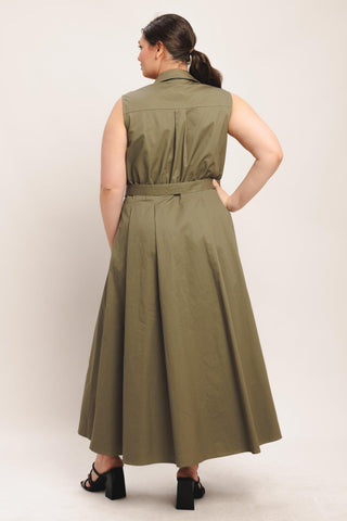 SIMPLY UNSTOPPABLE WOVEN MIDI DRESS - Glamourous Grace
