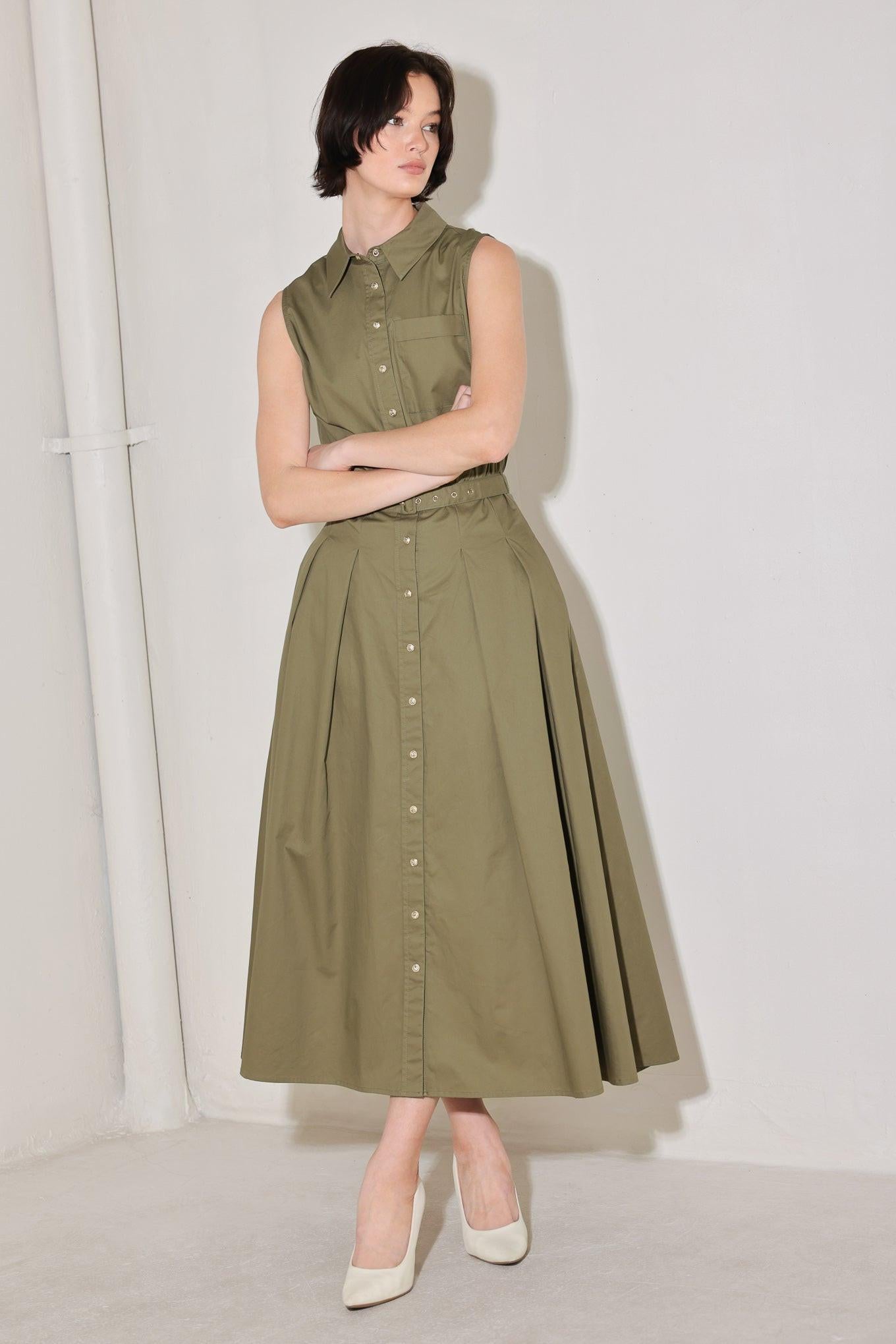 SIMPLY UNSTOPPABLE WOVEN MIDI DRESS - Glamourous Grace