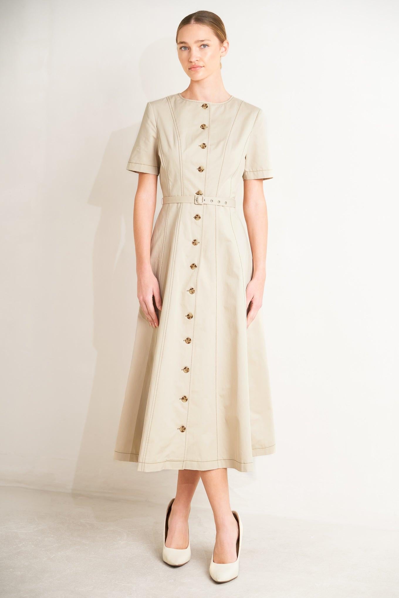 COMMAND THE ROOM WOVEN MIDI DRESS - Glamourous Grace