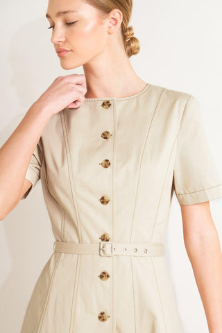 COMMAND THE ROOM WOVEN MIDI DRESS - Glamourous Grace