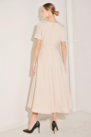 SPRING ICON WOVEN MIDI DRESS - Glamourous Grace