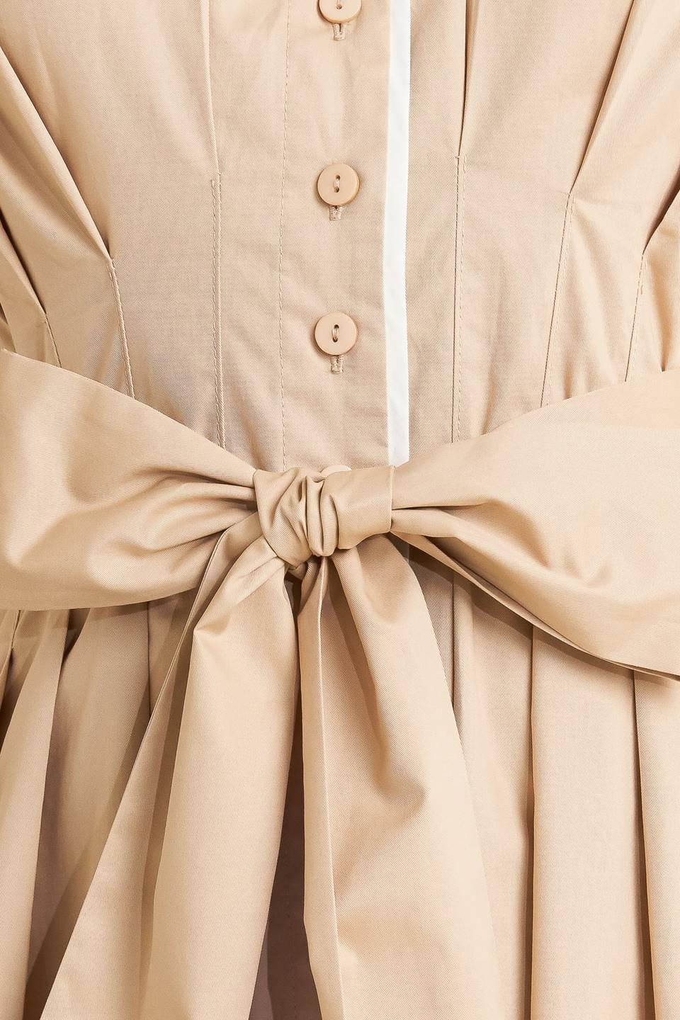 CATCH YOU LATER KHAKI WOVEN MIDI DRESS - Glamourous Grace LLC