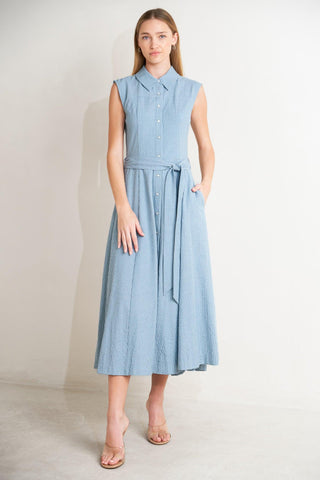 CAFE AU LAIT WOVEN MIDI DRESS - Glamourous Grace
