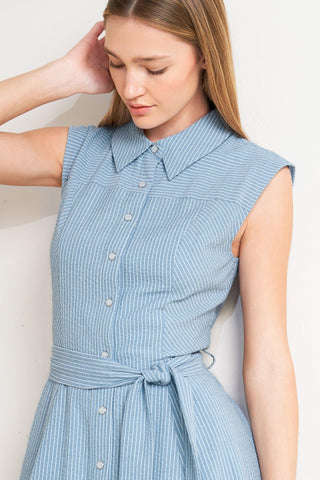 CAFE AU LAIT WOVEN MIDI DRESS - Glamourous Grace