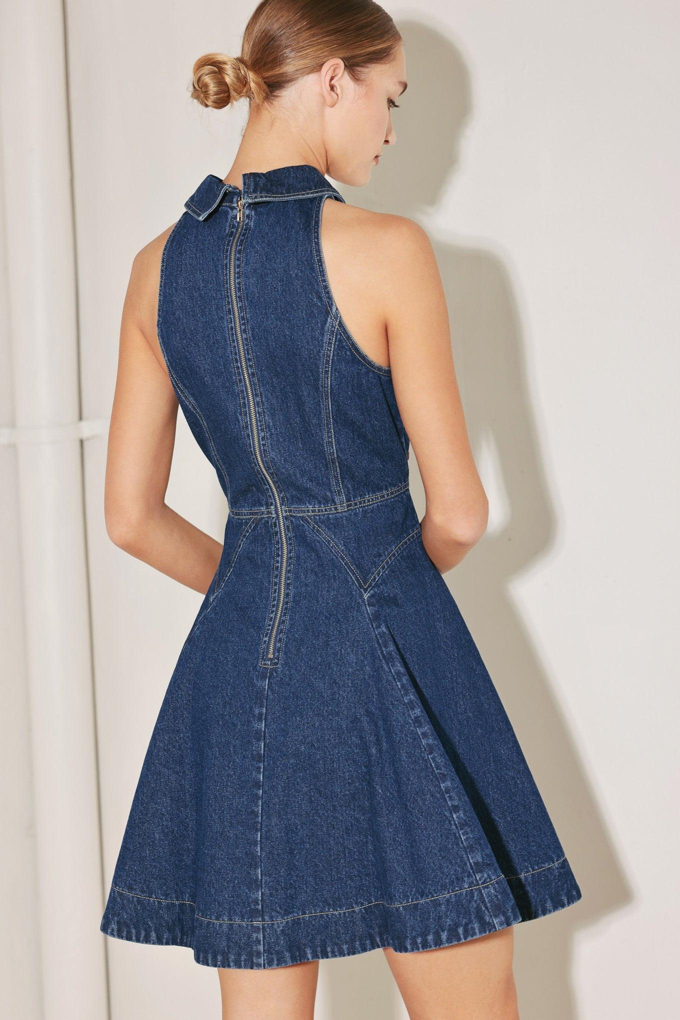 COOL GIRL COMEBACK DENIM MINI DRESS - Glamourous Grace
