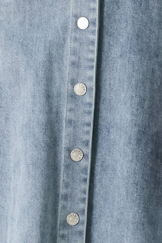 CLASSIC FLOW DENIM MIDI DRESS - Glamourous Grace
