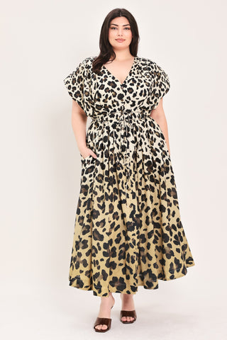 WILD MUSE WOVEN MIDI DRESS - Glamourous Grace