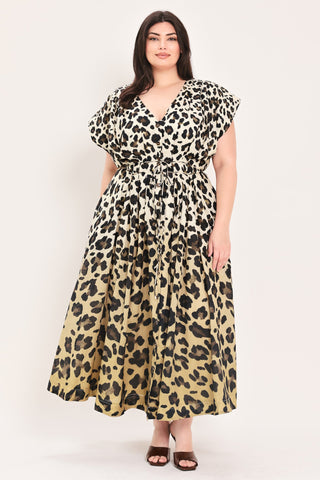 WILD MUSE WOVEN MIDI DRESS - Glamourous Grace