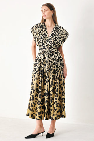 WILD MUSE WOVEN MIDI DRESS - Glamourous Grace