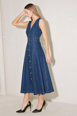 PARIS IN  DENIM MIDI DRESS - Glamourous Grace