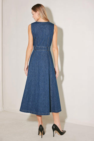 PARIS IN  DENIM MIDI DRESS - Glamourous Grace