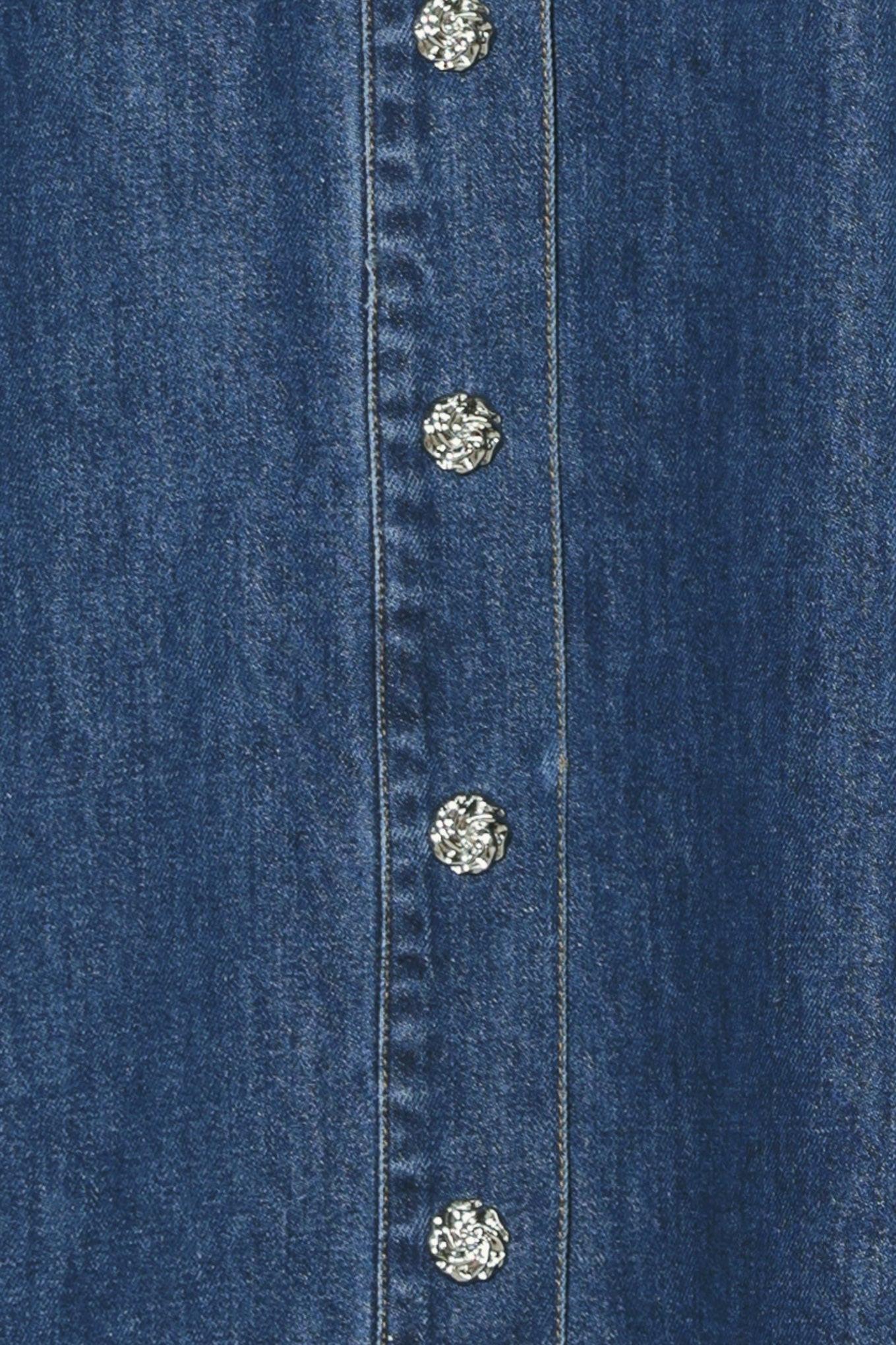 PARIS IN  DENIM MIDI DRESS - Glamourous Grace