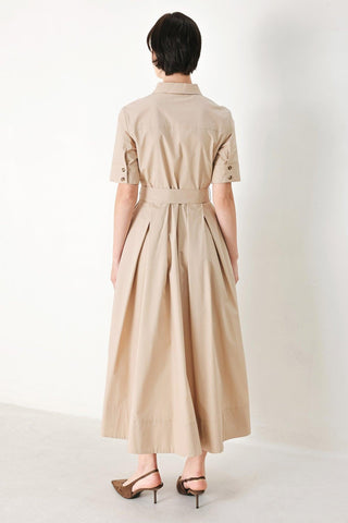 DESERT ICON WOVEN MIDI SHIRT DRESS - Glamourous Grace