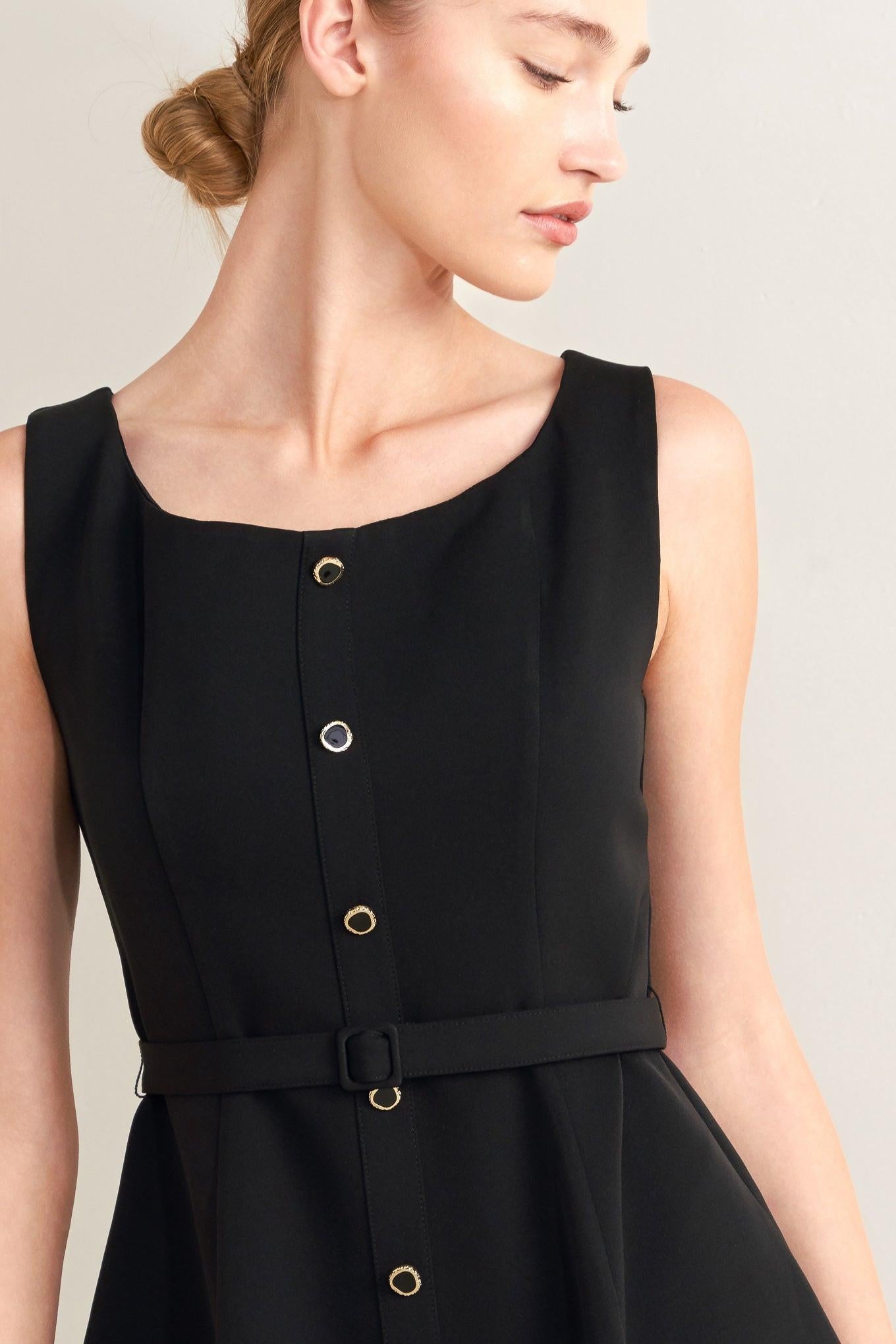 PARIS AFTER DARK WOVEN MIDI DRESS - Glamourous Grace