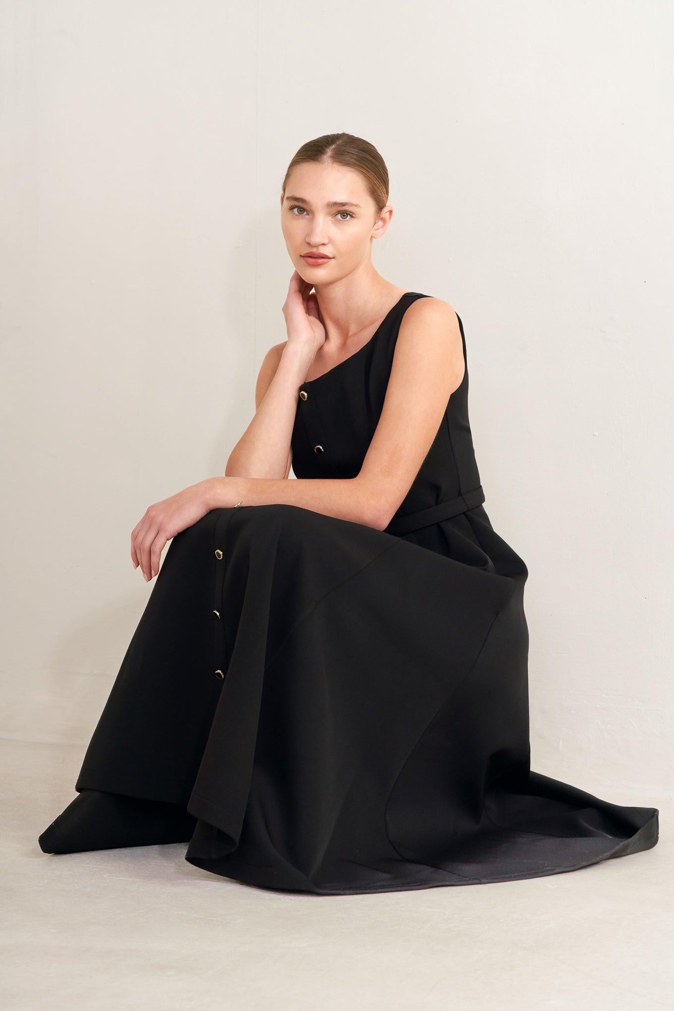 PARIS AFTER DARK WOVEN MIDI DRESS - Glamourous Grace