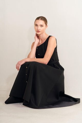 PARIS AFTER DARK WOVEN MIDI DRESS - Glamourous Grace