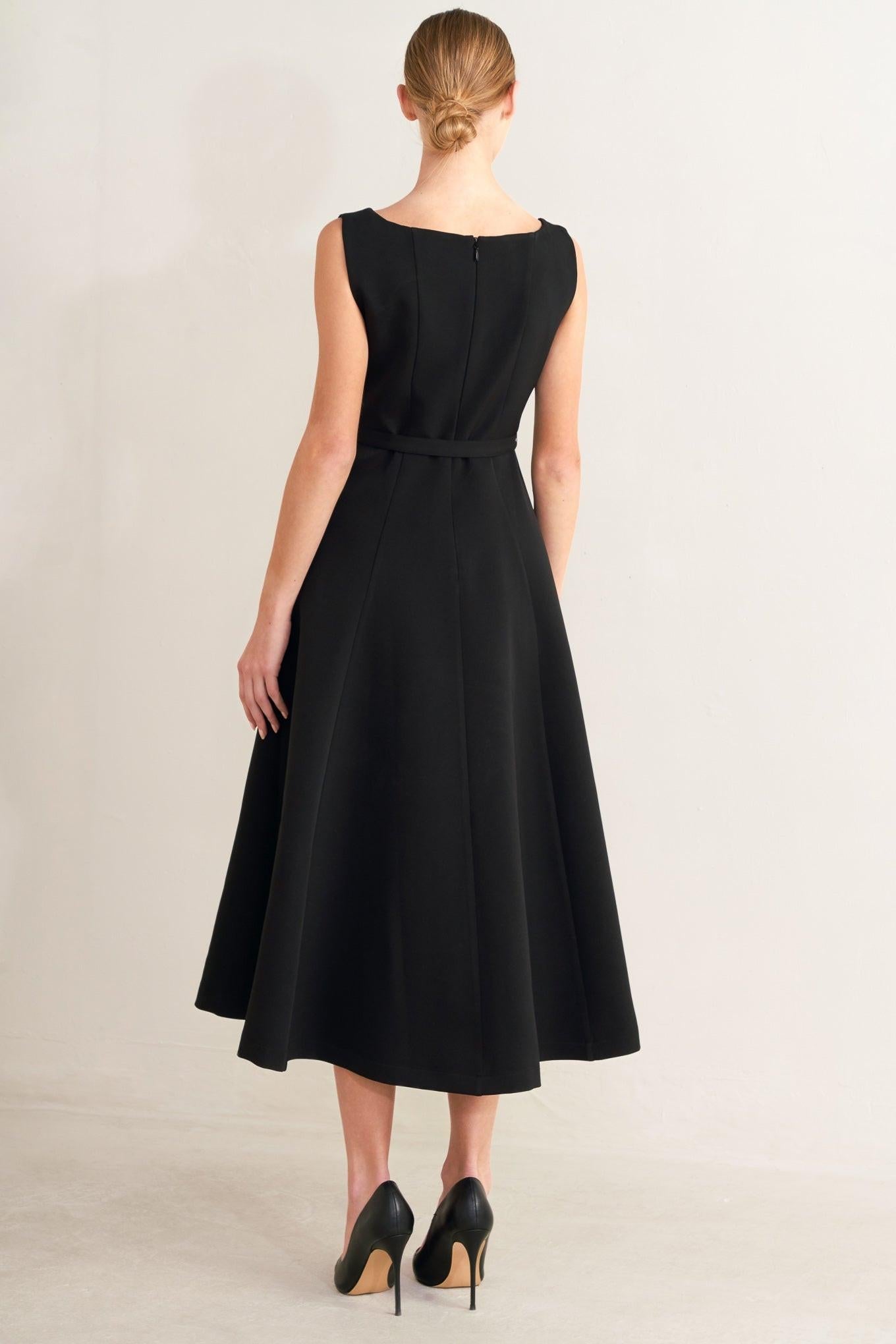 PARIS AFTER DARK WOVEN MIDI DRESS - Glamourous Grace