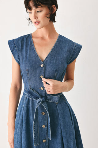 DAYDREAM DENIM MIDI DRESS - Glamourous Grace
