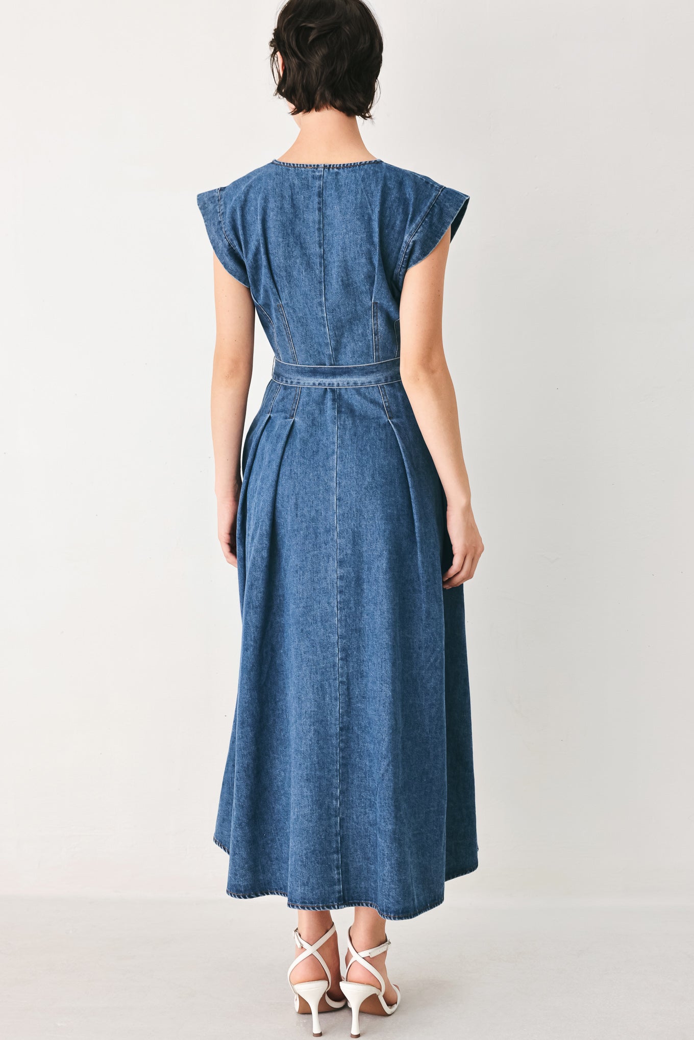 DAYDREAM DENIM MIDI DRESS - Glamourous Grace