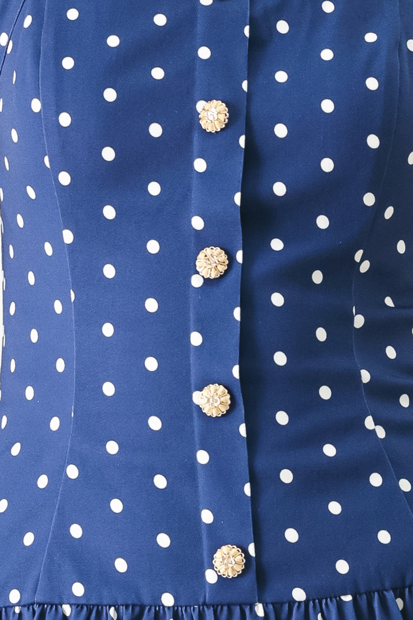 DOTS & DREAMS WOVEN MINI DRESS - Glamourous Grace