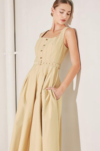 SAHARA GRACE WOVEN MIDI DRESS - Glamourous Grace