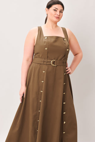 SWEET SIENNA WOVEN MIDI DRESS - Glamourous Grace LLC