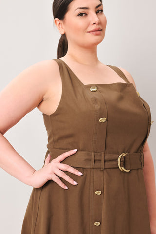SWEET SIENNA WOVEN MIDI DRESS - Glamourous Grace LLC