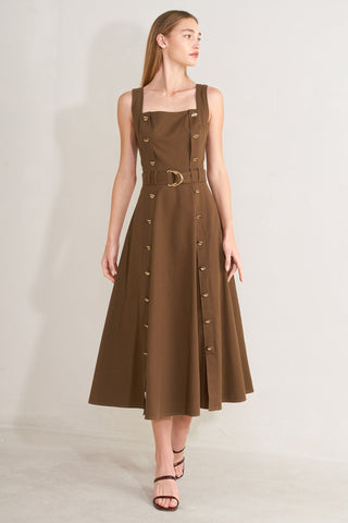 SWEET SIENNA WOVEN MIDI DRESS - Glamourous Grace LLC