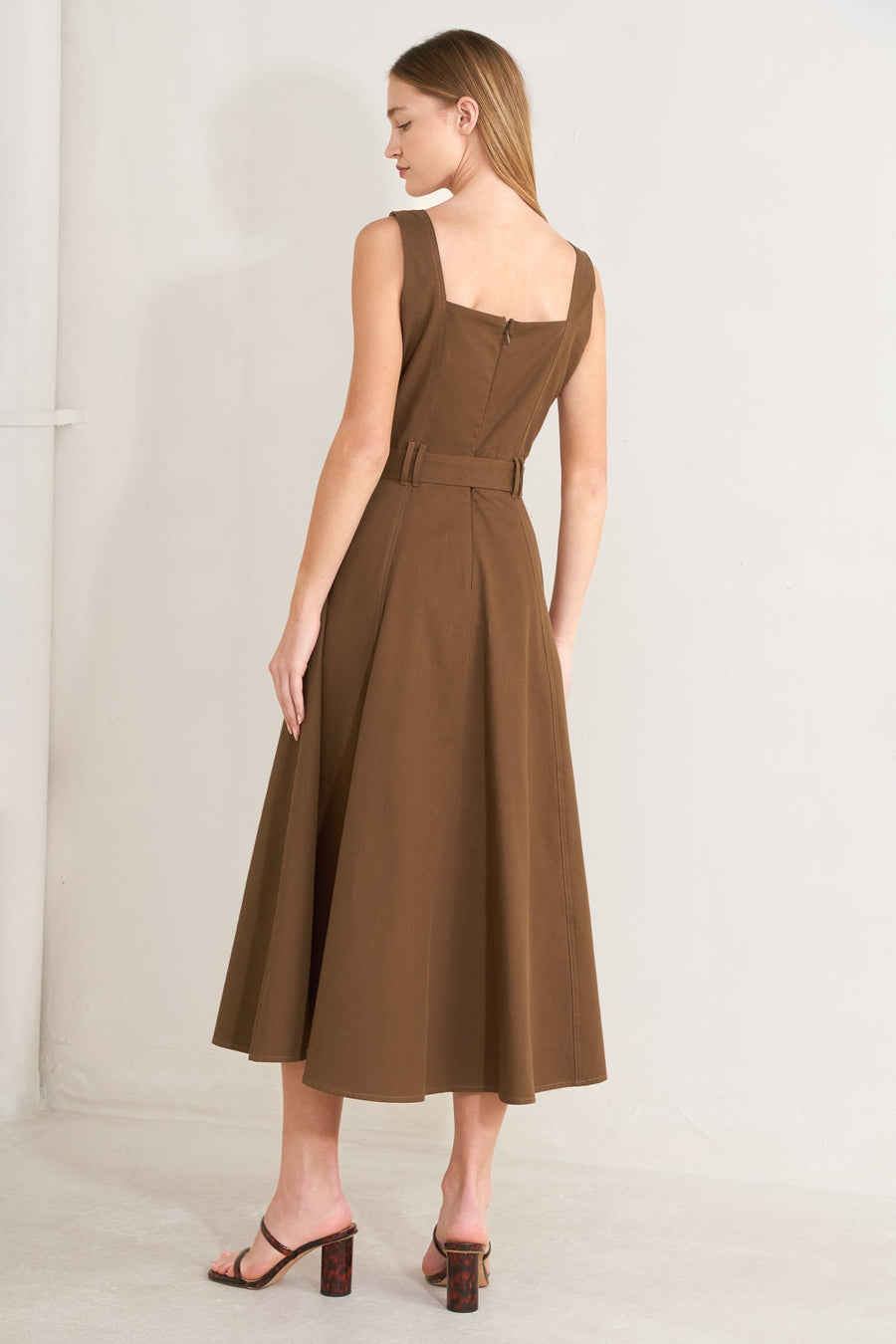 SWEET SIENNA WOVEN MIDI DRESS - Glamourous Grace