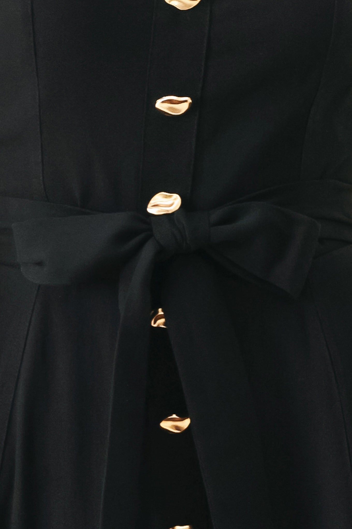 LOVELY NOIR WOVEN MIDI DRESS - Glamourous Grace