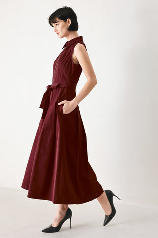 TIMELESS MOOD WOVEN MIDI DRESS - Glamourous Grace