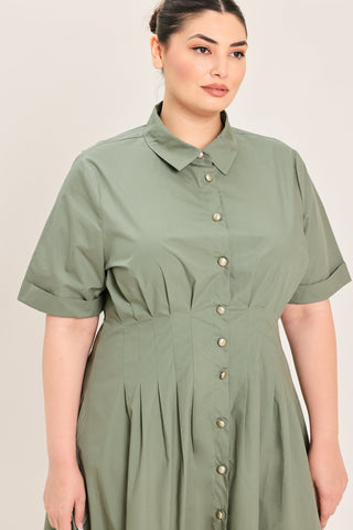 COUNTRYSIDE CHARM WOVEN MIDI DRESS - Glamourous Grace
