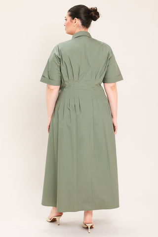COUNTRYSIDE CHARM WOVEN MIDI DRESS - Glamourous Grace