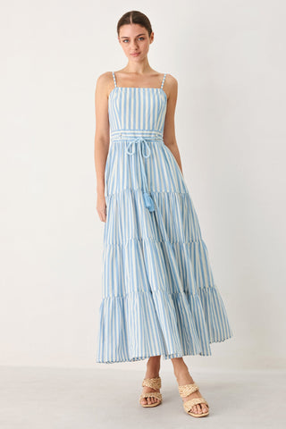 ROSY BREEZE WOVEN ANKLE DRESS - Glamourous Grace