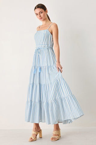 ROSY BREEZE WOVEN ANKLE DRESS - Glamourous Grace