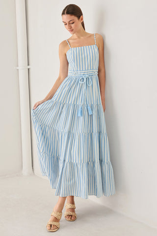 ROSY BREEZE WOVEN ANKLE DRESS - Glamourous Grace