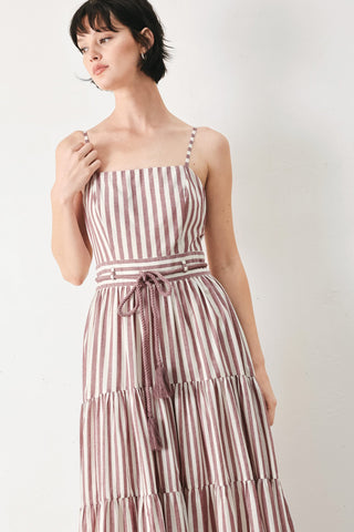 ROSY BREEZE WOVEN ANKLE DRESS - Glamourous Grace