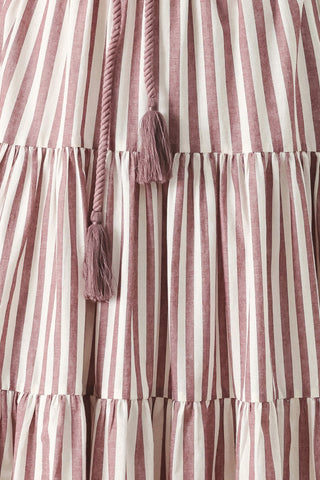 ROSY BREEZE WOVEN ANKLE DRESS - Glamourous Grace