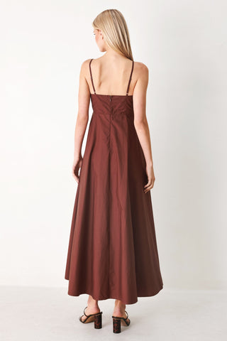 QUIET LUXE WOVEN MIDI DRESS - Glamourous Grace