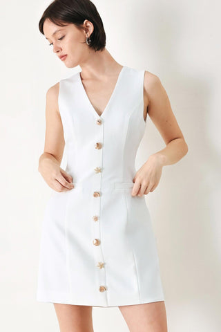 PURE GLAM WOVEN MINI DRESS - Glamourous Grace
