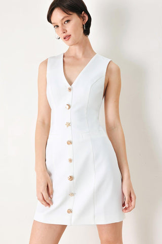 PURE GLAM WOVEN MINI DRESS - Glamourous Grace