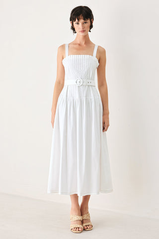 THE WEEKEND IN NANTUCKET WOVEN MIDI DRESS - Glamourous Grace