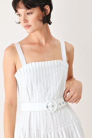 THE WEEKEND IN NANTUCKET WOVEN MIDI DRESS - Glamourous Grace