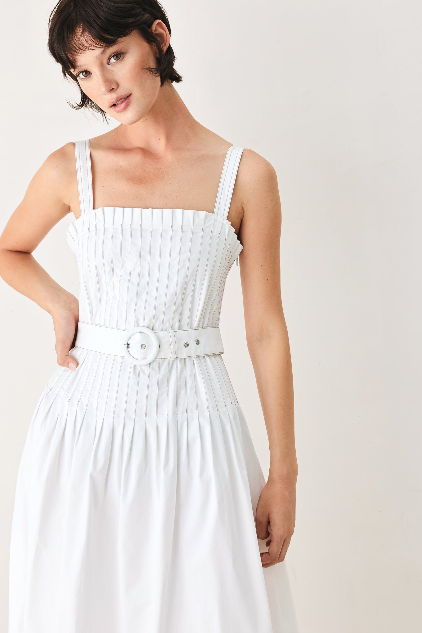 THE WEEKEND IN NANTUCKET WOVEN MIDI DRESS - Glamourous Grace