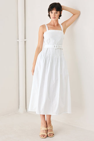 THE WEEKEND IN NANTUCKET WOVEN MIDI DRESS - Glamourous Grace