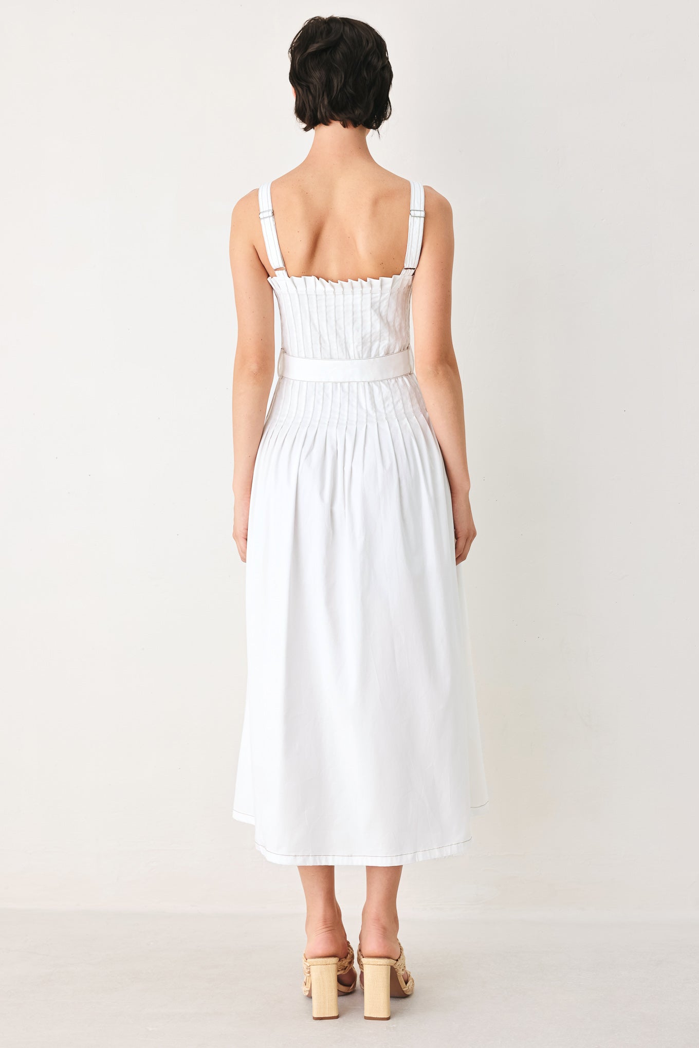 THE WEEKEND IN NANTUCKET WOVEN MIDI DRESS - Glamourous Grace