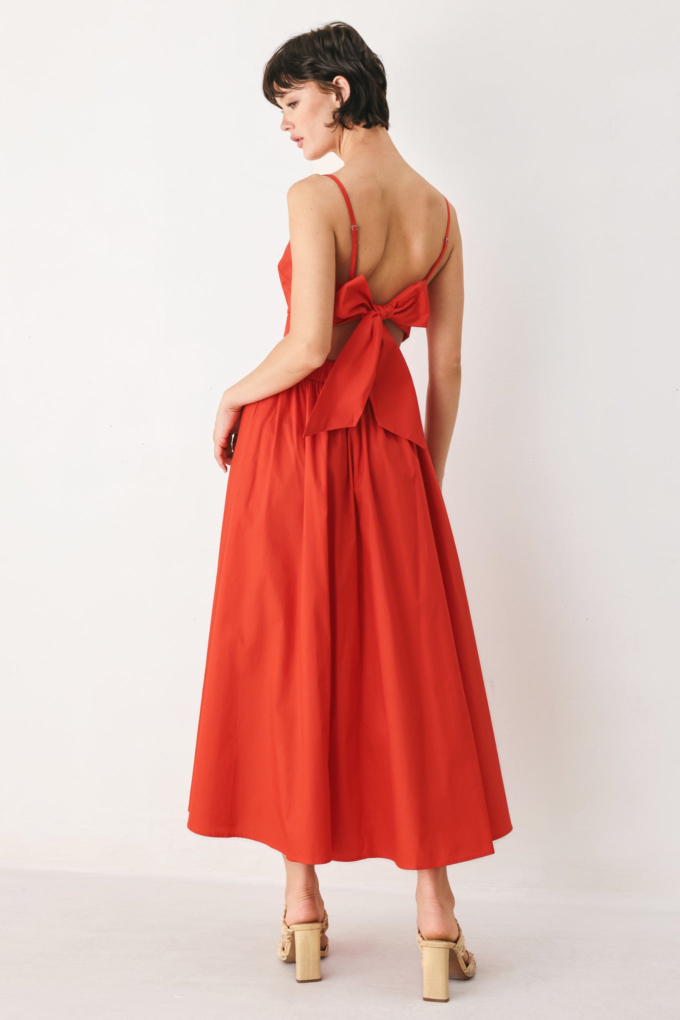 THE RIVIERA NIGHTS WOVEN MIDI DRESS - Glamourous Grace