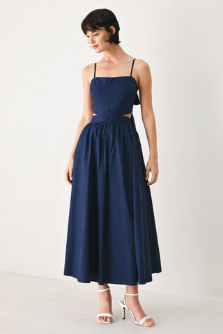 THE RIVIERA NIGHTS WOVEN MIDI DRESS - Glamourous Grace