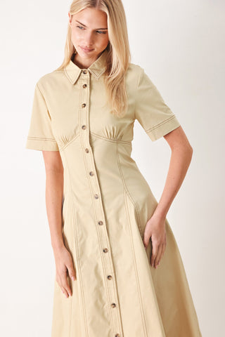 TREND ICON WOVEN MIDI DRESS - Glamourous Grace