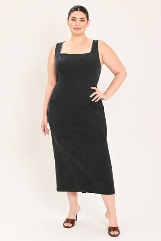 URBAN CHIC DENIM MIDI DRESS - Glamourous Grace